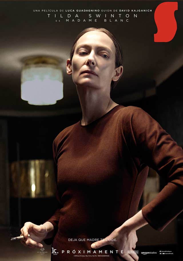 Suspiria - cartel Tilda Swinton es Madame Blanc