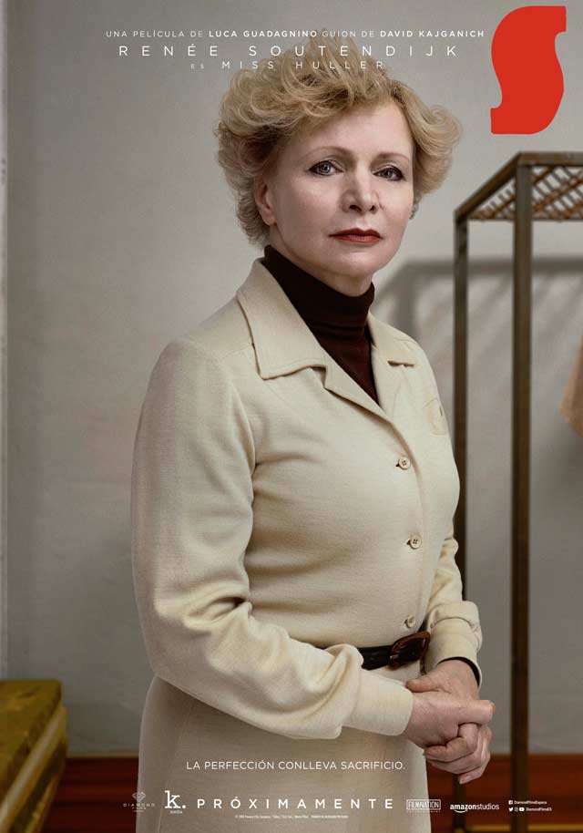 Suspiria - cartel Renée Soutendijk es Miss Huller