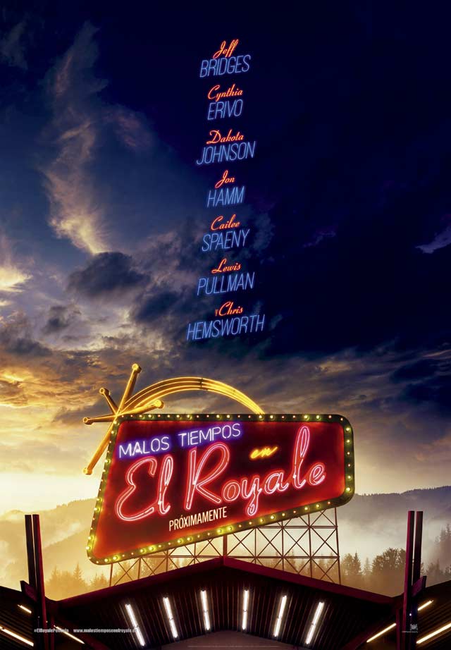 Malos tiempos en El Royale - cartel teaser