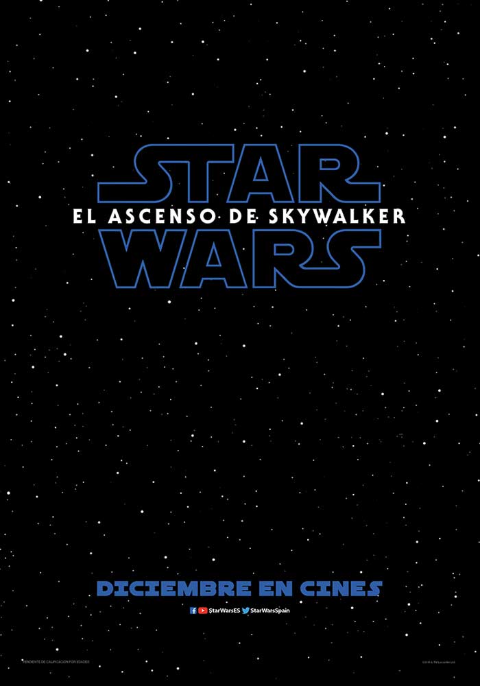 Star Wars: El ascenso de Skywalker - cartel teaser