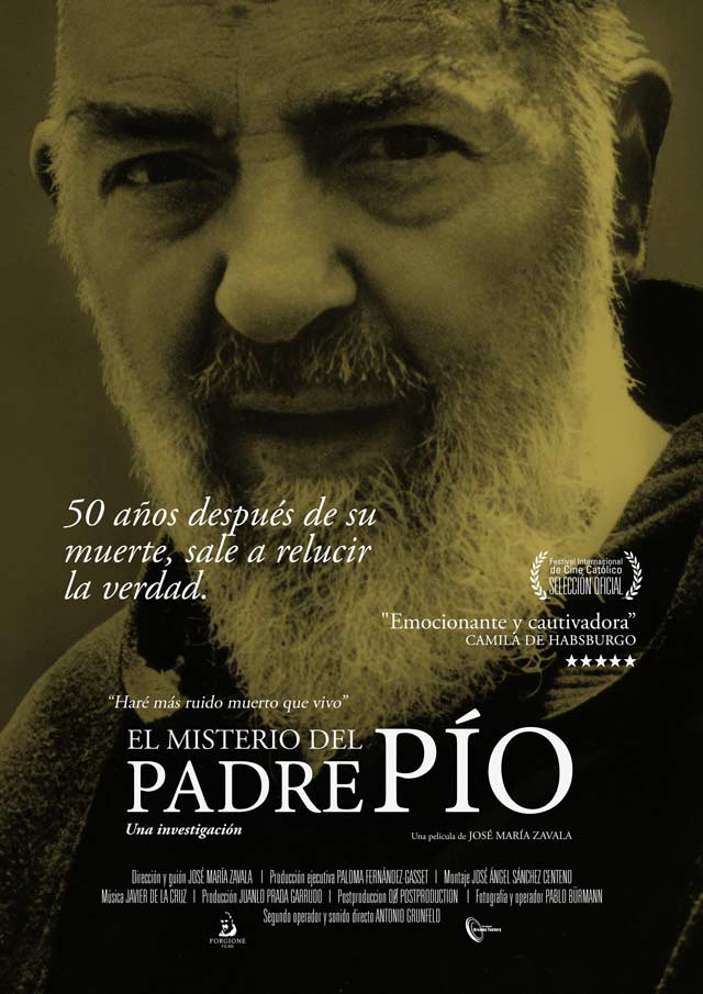 El misterio del Padre Pío - cartel