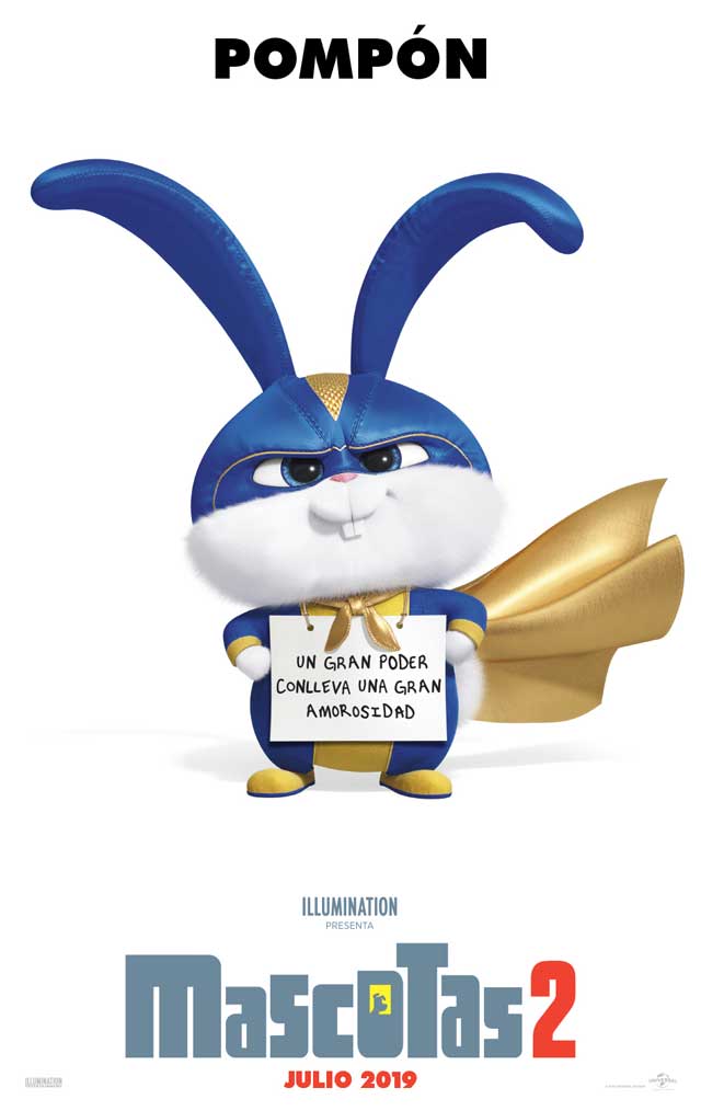 Mascotas 2 - cartel teaser Pompón