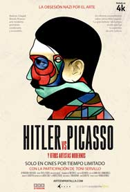 Cartel de Hitler vs Picaso (y otros artistas modernos)