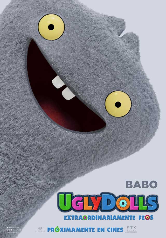 UglyDolls: Extraordinariamente feos - cartel Babo
