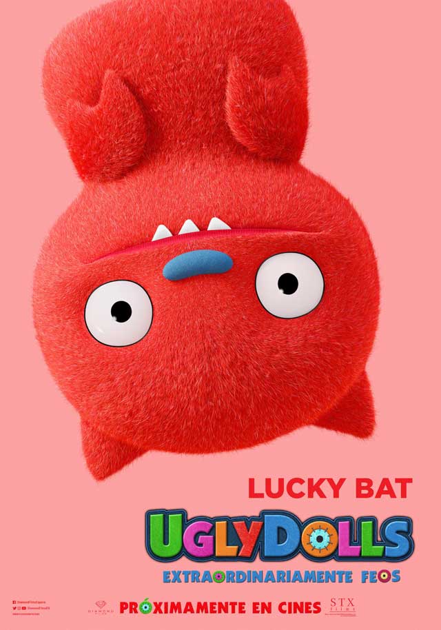 UglyDolls: Extraordinariamente feos - cartel Lucky Bat