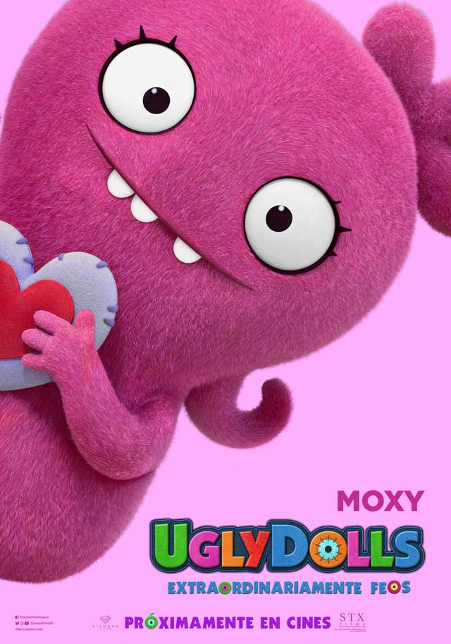 UglyDolls: Extraordinariamente feos - cartel Moxy
