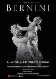 Cartel de Bernini en la galería Borghese