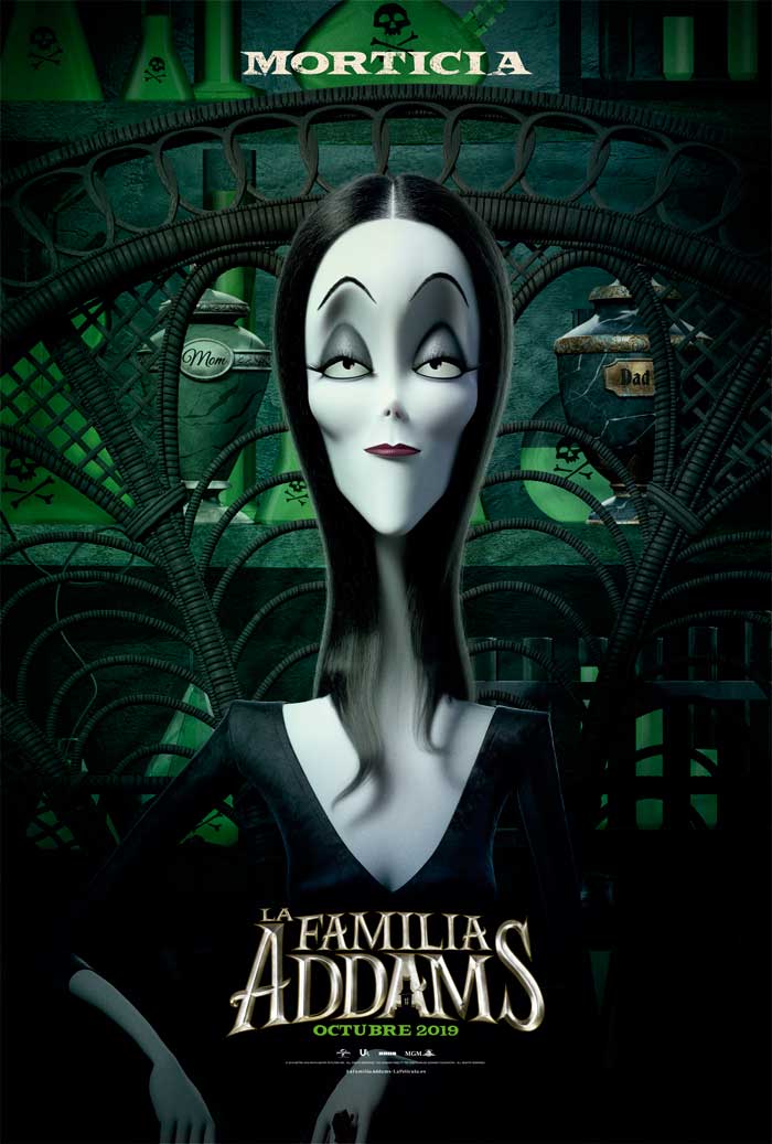 La familia Addams - cartel Morticia