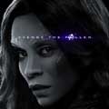 Vengadores: Endgame cartel reducido Zoe Saldana es Gamora