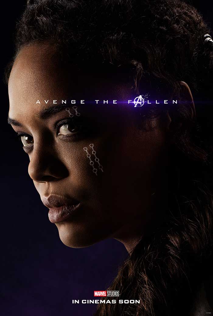 Vengadores: Endgame - cartel Tessa Thompson es Valkyrie