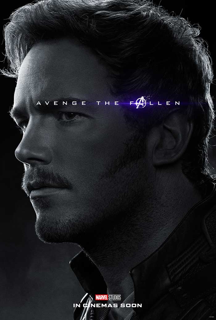 Vengadores: Endgame - cartel Chris Pratt es Star Lord