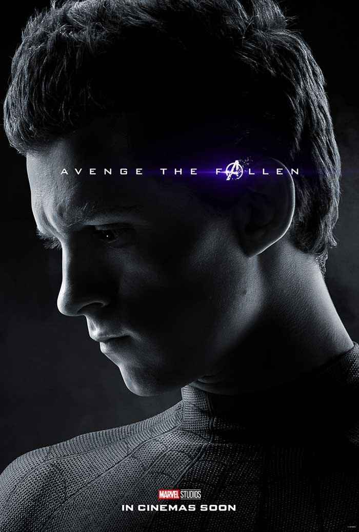 Vengadores: Endgame - cartel Tom Holland es Spider-man