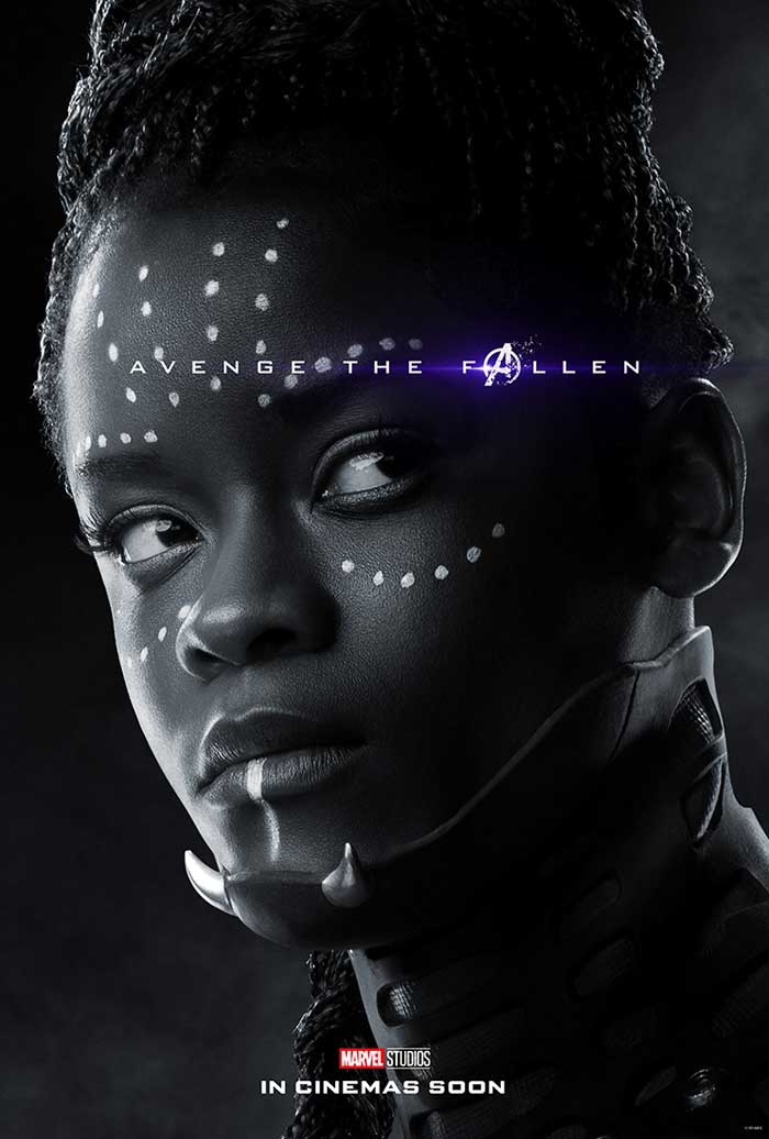 Vengadores: Endgame - cartel Letitia Wright es Shuri
