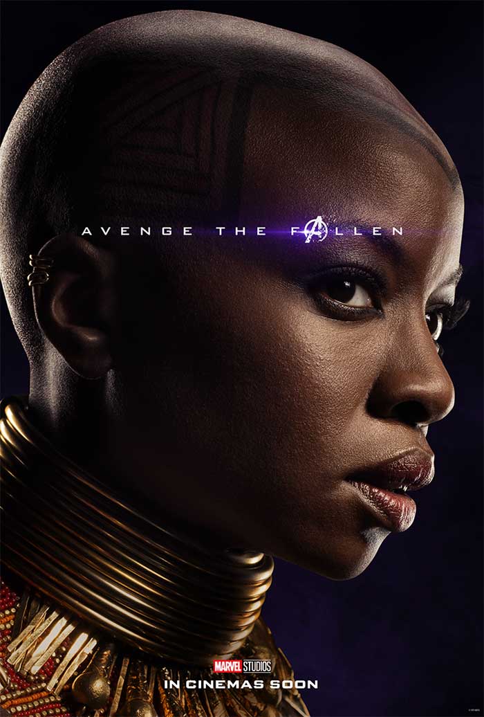 Vengadores: Endgame - cartel Danai Gurira es Okoye