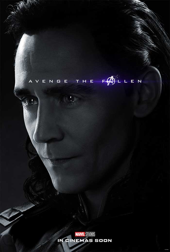 Vengadores: Endgame - cartel Tom Hiddleston es Loki