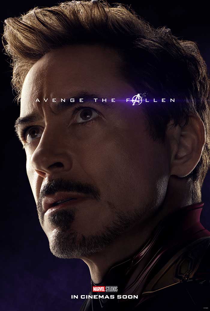 Vengadores: Endgame - cartel Robert Downey Jr. es Iron Man