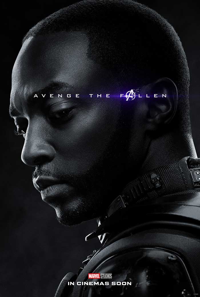 Vengadores: Endgame - cartel Anthony Mackie es Falcon