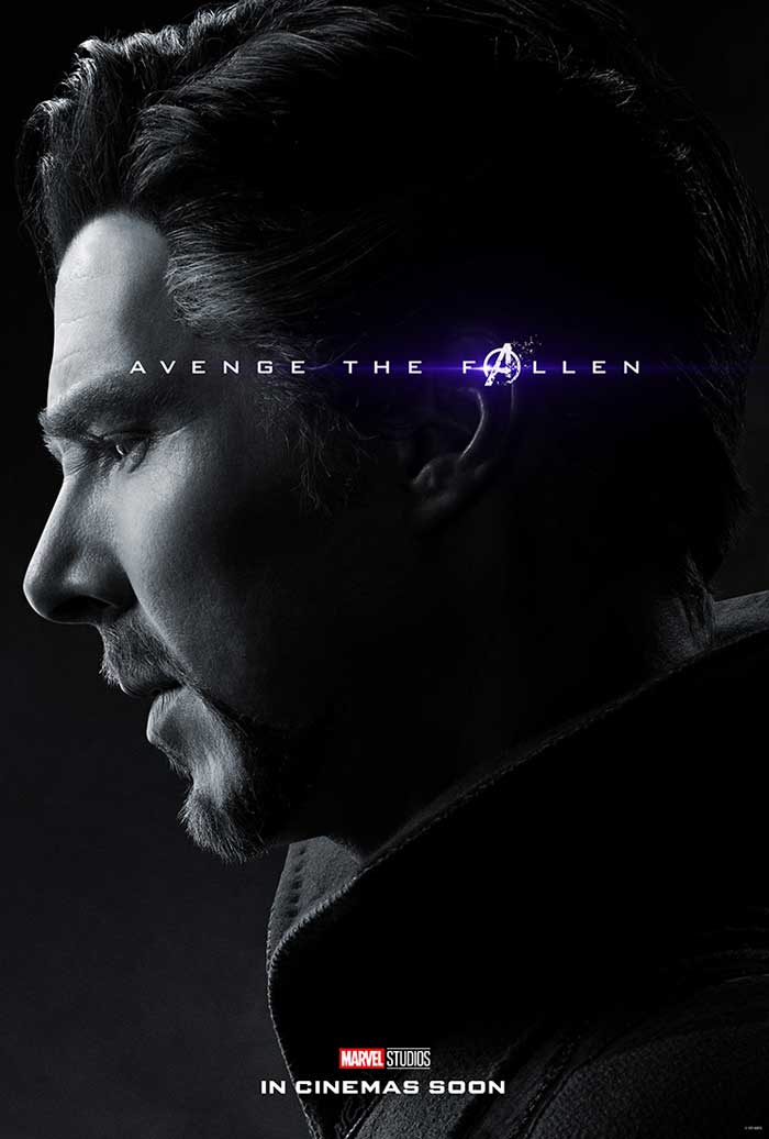 Vengadores: Endgame - cartel Benedict Cumberbatch es Dr. Stephen Strange