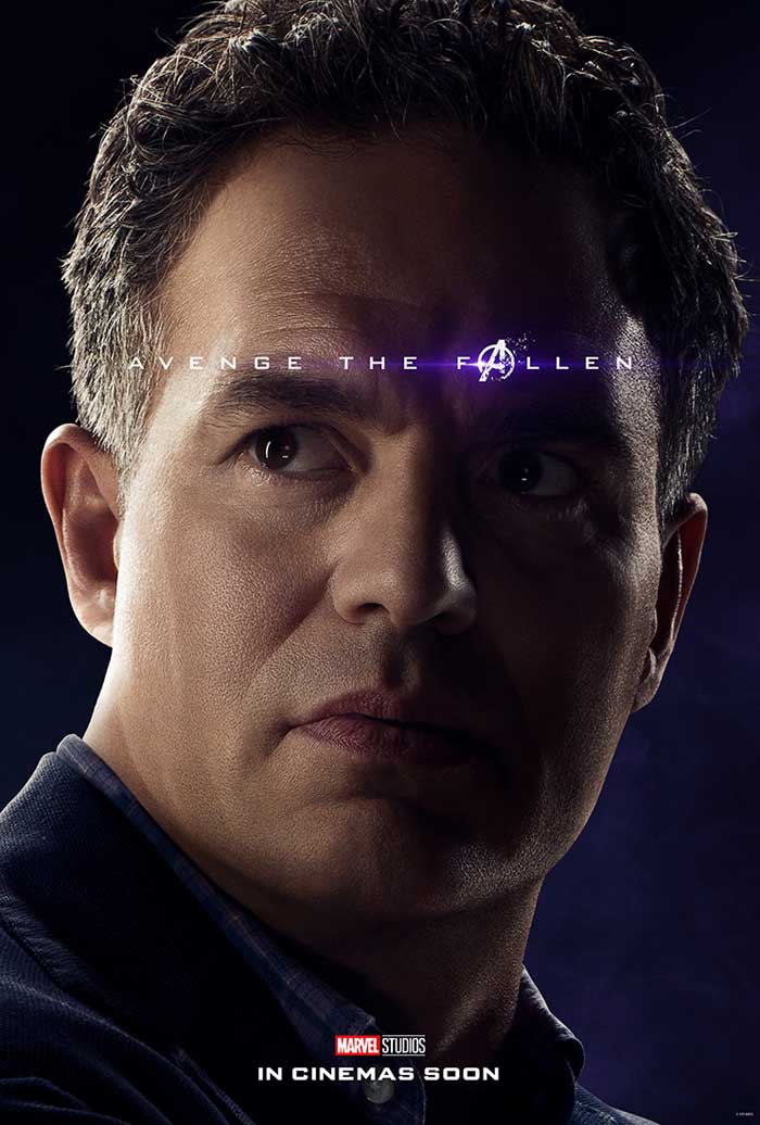 Vengadores: Endgame - cartel Mark Ruffalo es Bruce Banner