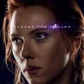 Vengadores: Endgame cartel reducido Scarlett Johansson es Viuda Negra