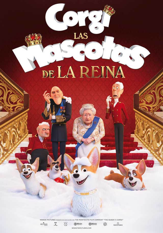Corgi, las mascotas de la reina - cartel