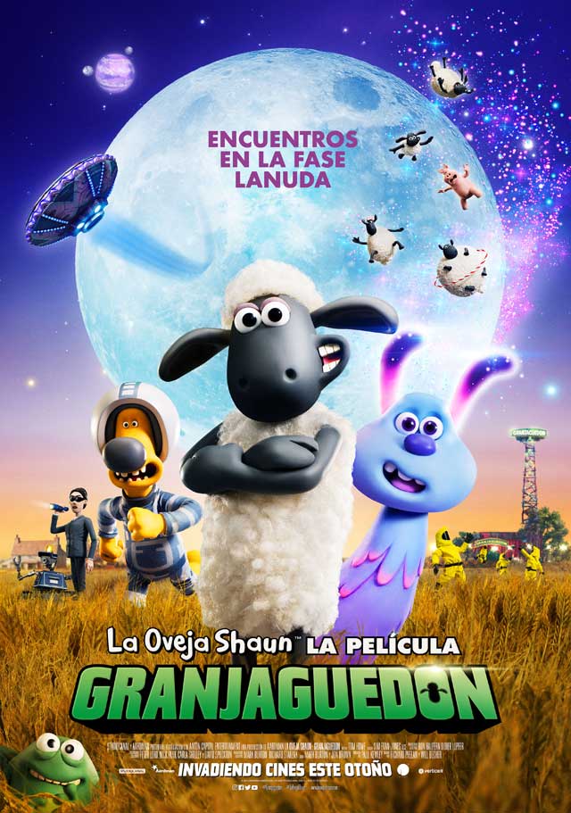 La oveja Shaun. La película: Granjaguedón - cartel