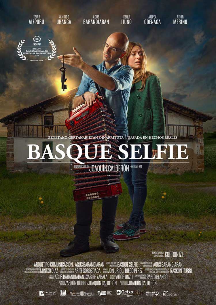 Basque selfie - cartel