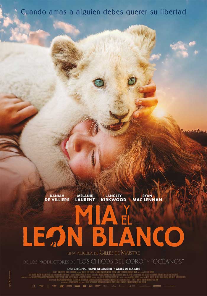 Mia y el león blanco - cartel
