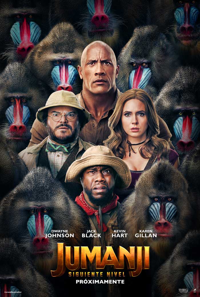 Jumanji: Siguiente nivel - cartel