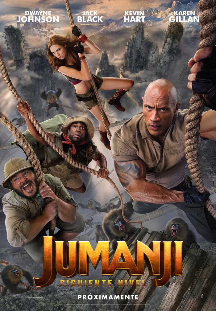 Jumanji: Siguiente nivel - cartel