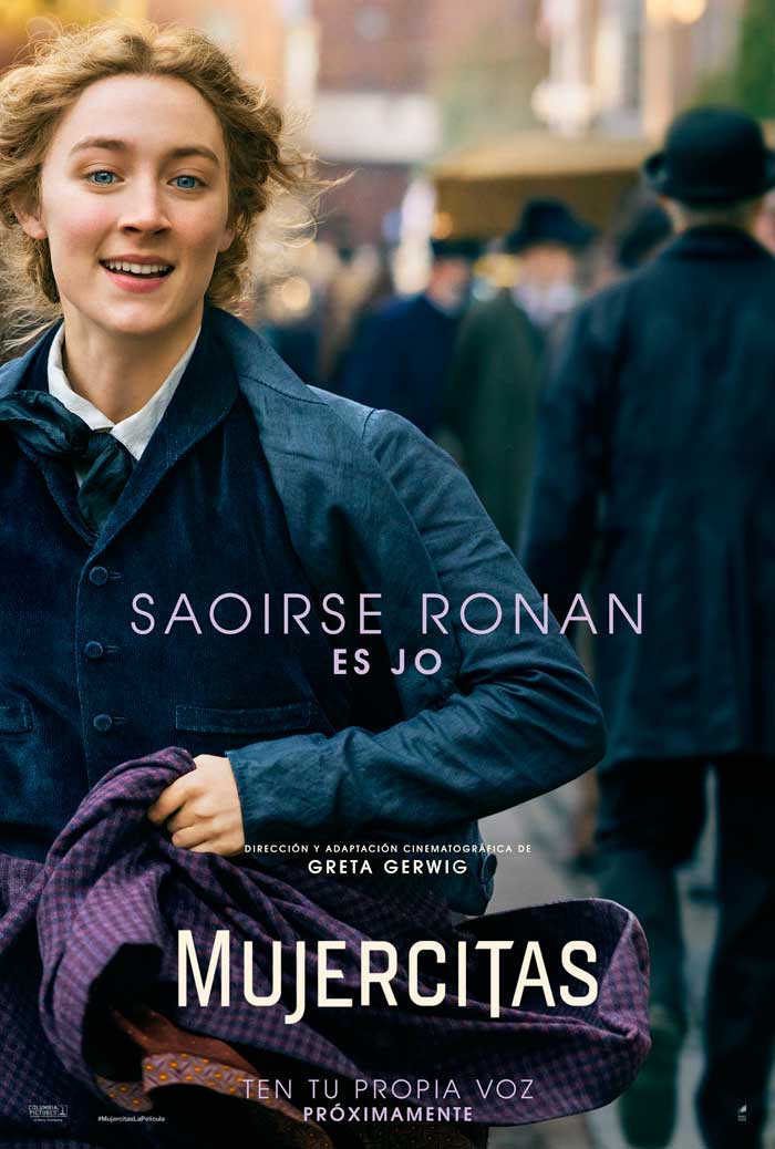 Mujercitas - cartel Saoirse Ronan es Jo