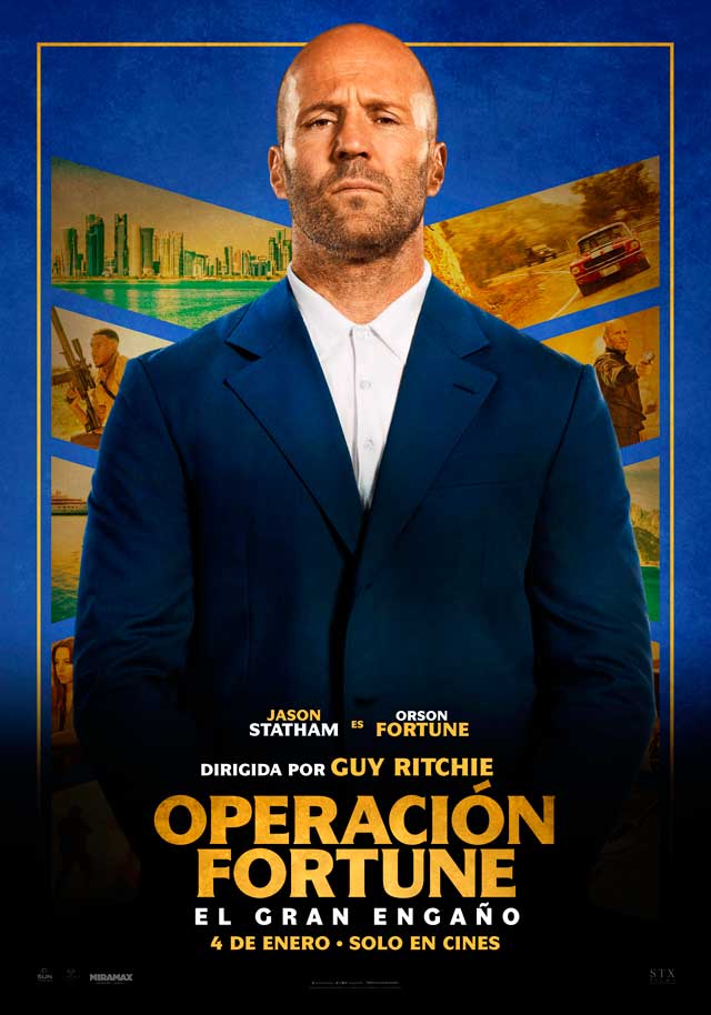 Operación Fortune: El gran engaño - cartel Jason Statham es Orson Fortune