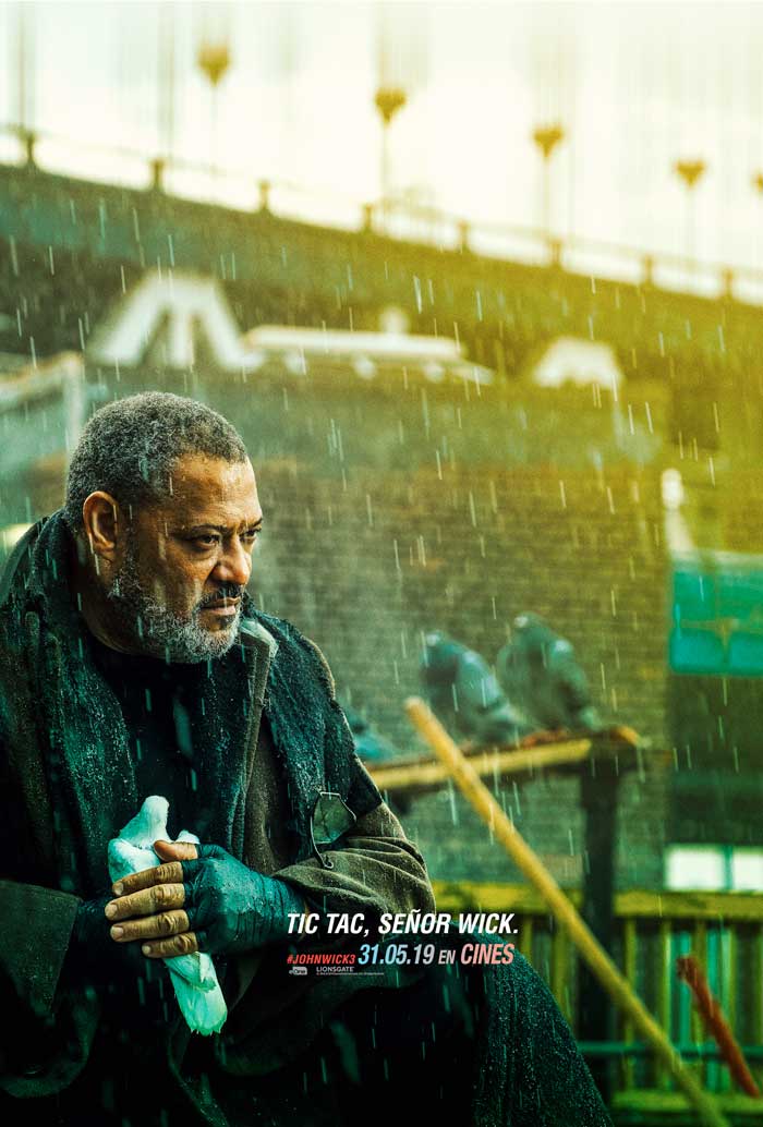 John Wick: Capítulo 3 - Parabellum - cartel Laurence Fishburne es Bowery