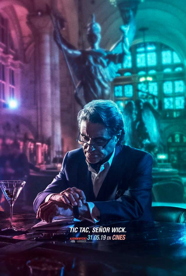 John Wick: Capítulo 3 - Parabellum - cartel Ian McShane es Winston
