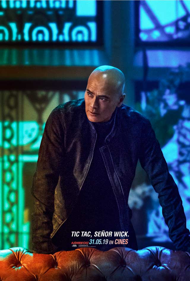 John Wick: Capítulo 3 - Parabellum - cartel Mark Dacascos es Zero