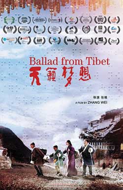 Cartel de Balada de Tibet