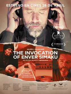 Cartel de The invocation of Enver Simaku