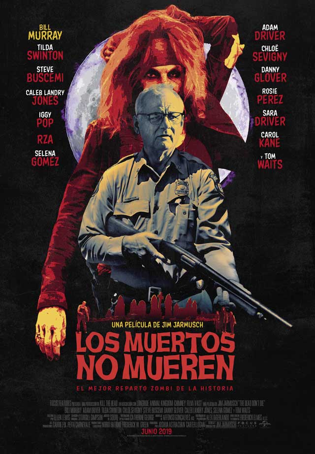 Los muertos no mueren - cartel Bill Murray