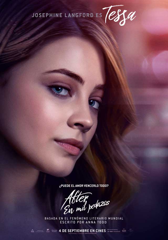 After. En mil pedazos - cartel Josephine Langford es Tessa