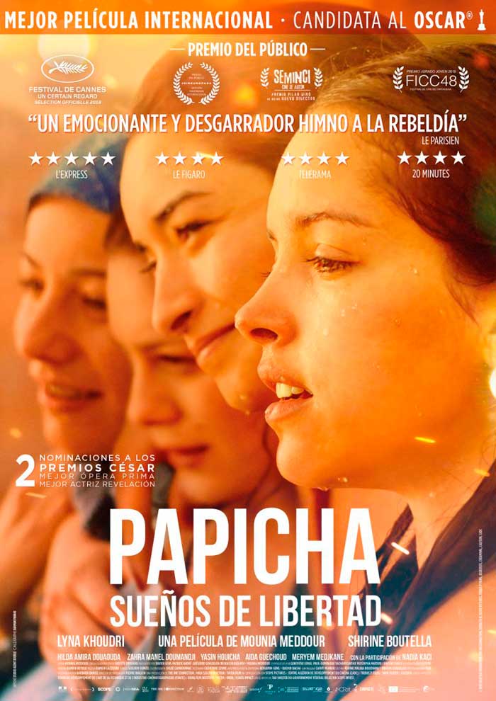 Papicha, sueños de libertad - cartel
