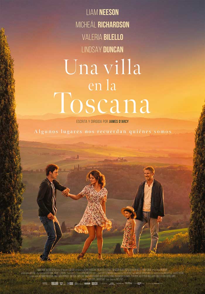 Una villa en la Toscana - cartel