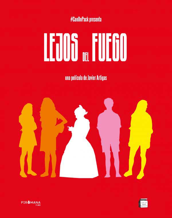 Lejos del fuego - cartel