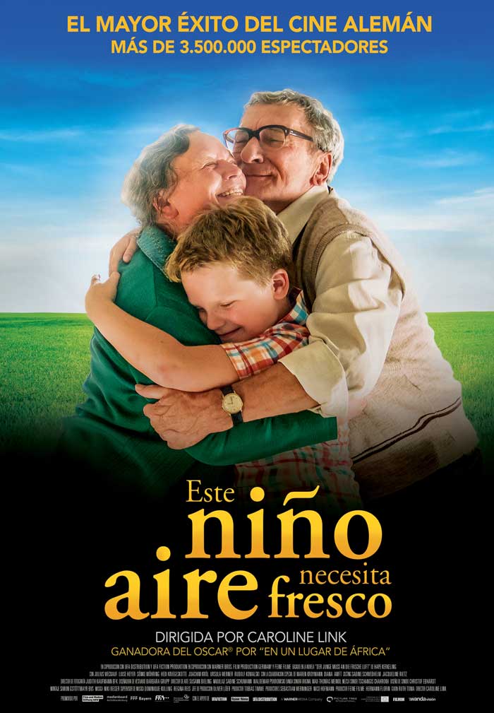 Este niño necesita aire fresco - cartel
