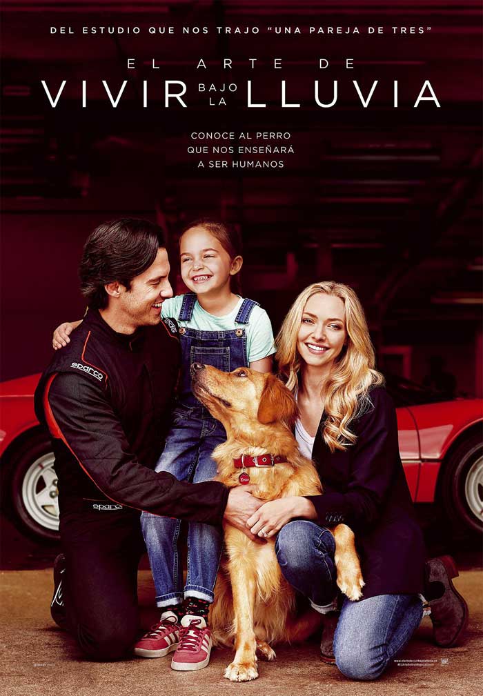 El arte de vivir bajo la lluvia - cartel