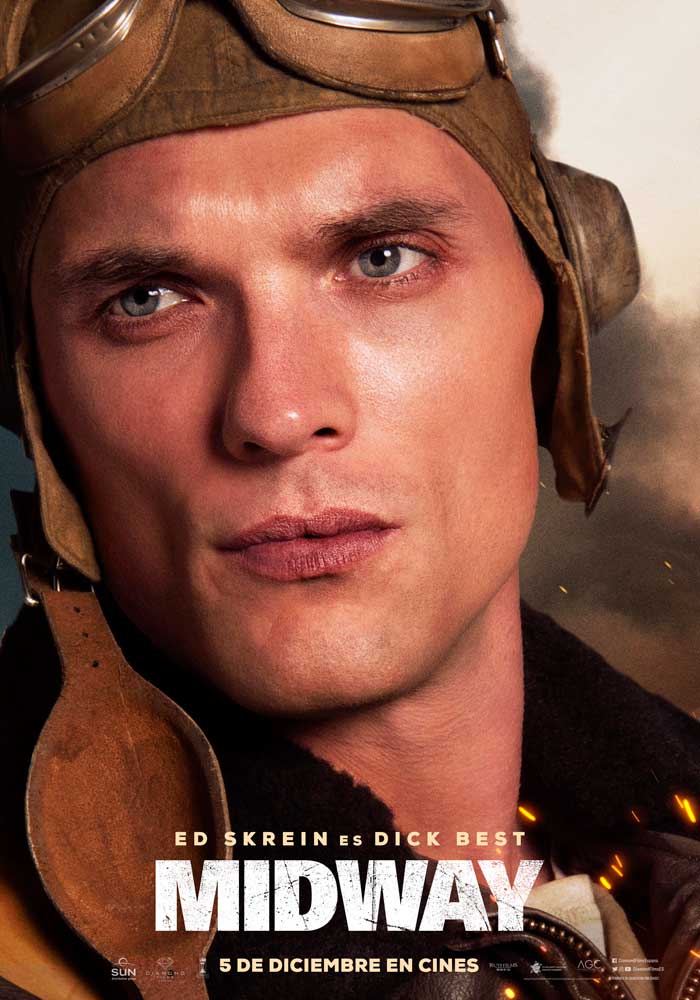 Midway - cartel Ed Skrein es Dick Best