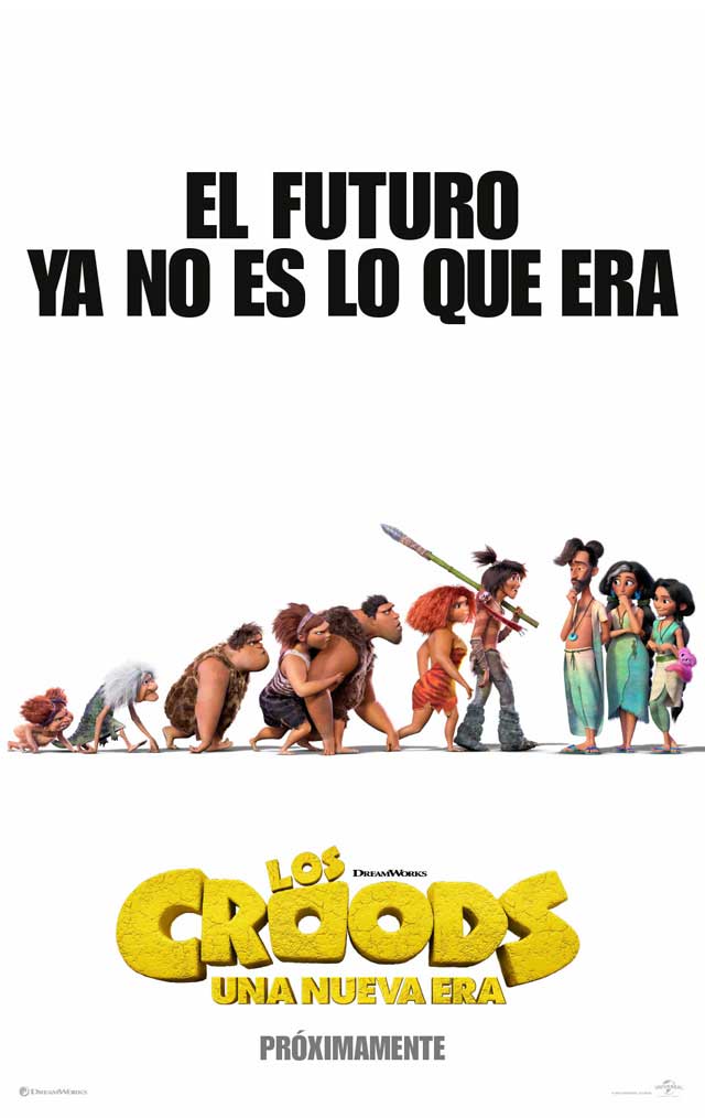 Los croods: Una nueva era - cartel teaser