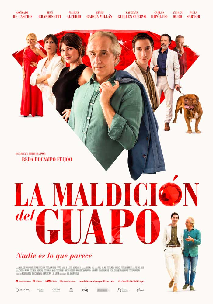 La maldición del guapo - cartel