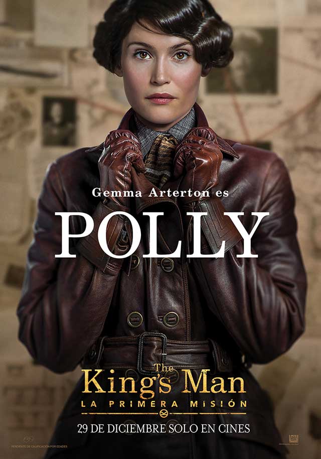 The king's man: la primera misión - cartel Gemma Arterton es Polly