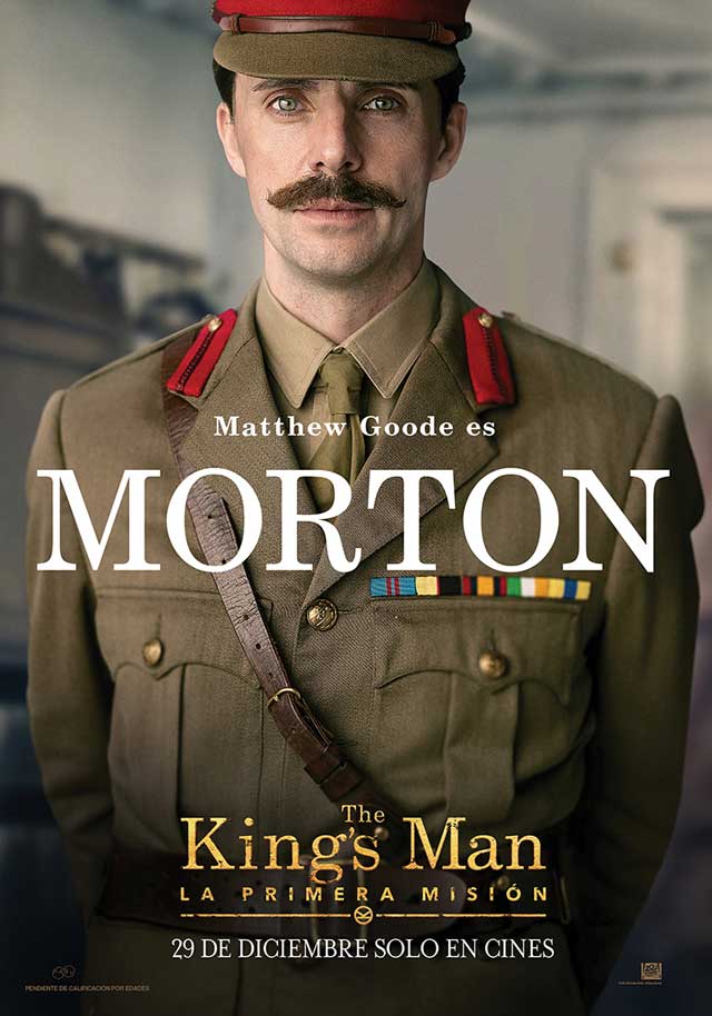 The king's man: la primera misión - cartel Matthew Goode es Morton