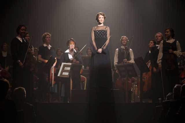 La directora de orquesta